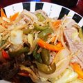 miii…'s cooksnap of when they made フライパンでジンギスカン炒め.