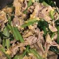 クックPH3Q8X☆'s cooksnap of when they made 美味しい✨小松菜と豚肉の卵炒め.