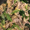 クックPH3Q8X☆'s cooksnap of when they made 美味しい✨小松菜と豚肉の卵炒め.