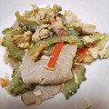 ソラねこ22's cooksnap of when they made 超簡単！ゴーヤと豚バラのとろ〜り卵炒め.