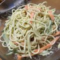 jakomama's cooksnap of when they made 付け合わせに★シンプルなスパサラ.