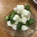 jakomama's cooksnap of when they made ネバネバ2種【オクラ•長芋】.