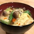 mayuyuキッチン's cooksnap of when they made キノコと豆腐の酸っぱ辛味噌汁.