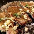 はらぺこーな's cooksnap of when they made 豚厚切りロースハニーマスタードソースあえ.
