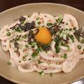 STfam's cooksnap of when they made 塩昆布が決め手！明太マヨレモン釜玉うどん.