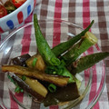♪sakusaku♪'s cooksnap of when they made ナスとオクラの揚げびたし.