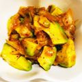 ミッキーこむぎ's cooksnap of when they made アボカドおつまみ！キムチで和えました！.