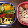 みるン☆'s cooksnap of when they made 卵焼きで幼稚園バス♪　キャラ弁おかず.