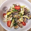 4児男子母さんの台所's cooksnap of when they made あさりとセロリのイタリアントマトソテー♬.