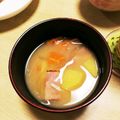 take♪aki♪'s cooksnap of when they made ベーコンとじゃがいもの洋風味噌汁.