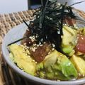 料理男子部🍻's cooksnap of when they made 簡単☆まぐろとアボカドのポキ.