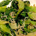 チョコピス先生's cooksnap of when they made レタスの外側の葉としらすのごま油炒め.