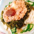 KAORULALA's cooksnap of when they made 夏バテに負けるな！ネバネバそうめん.