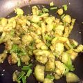 ぱぴぷゆい's cooksnap of when they made 離乳食　なすとたまねぎ の めんつゆ炒め.