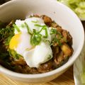 ＊実月＊'s cooksnap of when they made レンジで5分！きのこ豚丼.