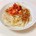 ぺんちゃんさん's cooksnap of when they made レンジで５分！もやしのキムチ納豆のせ.