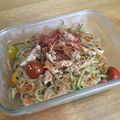 ☆ようとん☆'s cooksnap of when they made 食べる辣油でピリ辛マロニーサラダ.