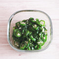 アクセル☆'s cooksnap of when they made オクラと青シソの麺つゆ和え.