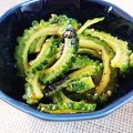 ☆こま's cooksnap of when they made ゴーヤのナムル風磯和え～お弁当にも◎.