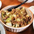 低カロ探検隊's cooksnap of when they made キャベツのそぼろ【作りおき】.