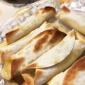 ここっこ★'s cooksnap of when they made 餃子の皮でアスパラチーズ巻き.