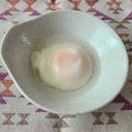 Pappyko's cooksnap of when they made レンジで温泉たまご.