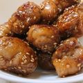 ちゃぼっちゃ's cooksnap of when they made 豚コマボール♡甘酢ゴマダレ焼き.