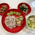 ゆいまーるん's cooksnap of when they made 簡単小鉢☆モロヘイヤと竹輪の和え物.