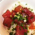 なーなちゃん's cooksnap of when they made ゴマ油香る♡漬けマグロ丼.