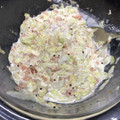 2483's cooksnap of when they made キャベツの鮭フレークからしマヨネーズ和え.