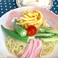 へい♡ゆー♡'s cooksnap of when they made お弁当・・・121冷やし中華と梨.