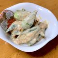 つね1000's cooksnap of when they made オクラ梅マヨポン酢.