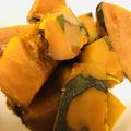 クックJ33895☆'s cooksnap of when they made 炊飯器で柔らか☆かぼちゃの煮物.