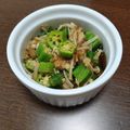 なかしーーー's cooksnap of when they made 簡単常備菜!オクラでつるっとえのきなめ茸.