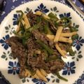 クックJOSC5U☆'s cooksnap of when they made 牛肉とピーマンの炒め物.