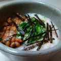 楽食いちばん's cooksnap of when they made シンプル前菜●長芋のとろろ＆納豆.