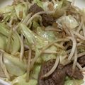kehkun's cooksnap of when they made 牛肩ロースステーキで野菜炒め.