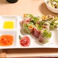 クックJXRA8D☆'s cooksnap of when they made 生ハムと豆腐とアボの生春巻き✿.