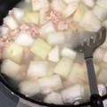 ズボラmiiske3's cooksnap of when they made 冷やしても美味しい【冬瓜の生姜そぼろ煮】.