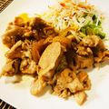 ｙｏｕ５'s cooksnap of when they made 簡単で柔らかい☆豚肉の生姜焼き♥.