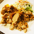 ｙｏｕ５'s cooksnap of when they made 簡単で柔らかい☆豚肉の生姜焼き♥.