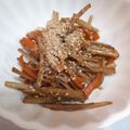 よーこ☆ガッキー's cooksnap of when they made 我が家のきんぴらごぼう.