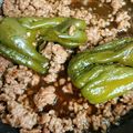 ますとし's cooksnap of when they made 丸ごとピーマンのくたくたそぼろ煮.