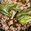 ますとし's cooksnap of when they made 丸ごとピーマンのくたくたそぼろ煮.