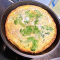あゆゆ☆'s cooksnap of when they made ブロッコリーとエノキのフライパンオムレツ.
