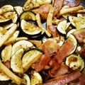 尚人パパ's cooksnap of when they made ズッキーニとエリンギのベーコン炒め.