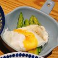 mi・haru's cooksnap of when they made ゆでアスパラガスのポーチドエッグのせ.