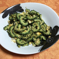 chi−ちゃん's cooksnap of when they made ゴーヤと卵☆マヨめんつゆ炒め.