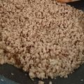 かすみ1003's cooksnap of when they made 甘辛鶏そぼろ♪お弁当にも！.