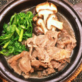 horseland's cooksnap of when they made 春菊と椎茸のすき焼き.